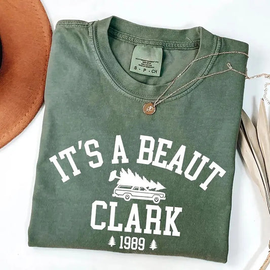 It's a Beaut Clark Sweatshirt, Griswold Christmas Shirt, Funny Christmas Shirt, Christmas Vacation Sweatshirt, Vintage Christmas Crewneck, Clark Xmas Tee, Retro Christmas Vaction Sweatshirt
