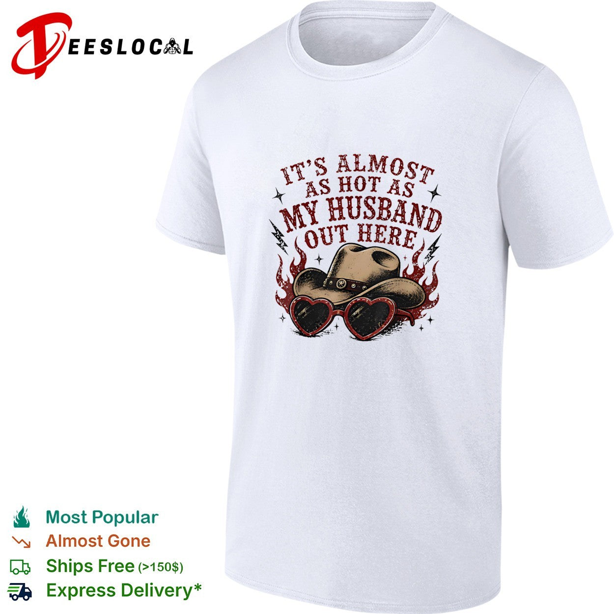 It’s almost as hot as my husband out here cowboy hat shirt