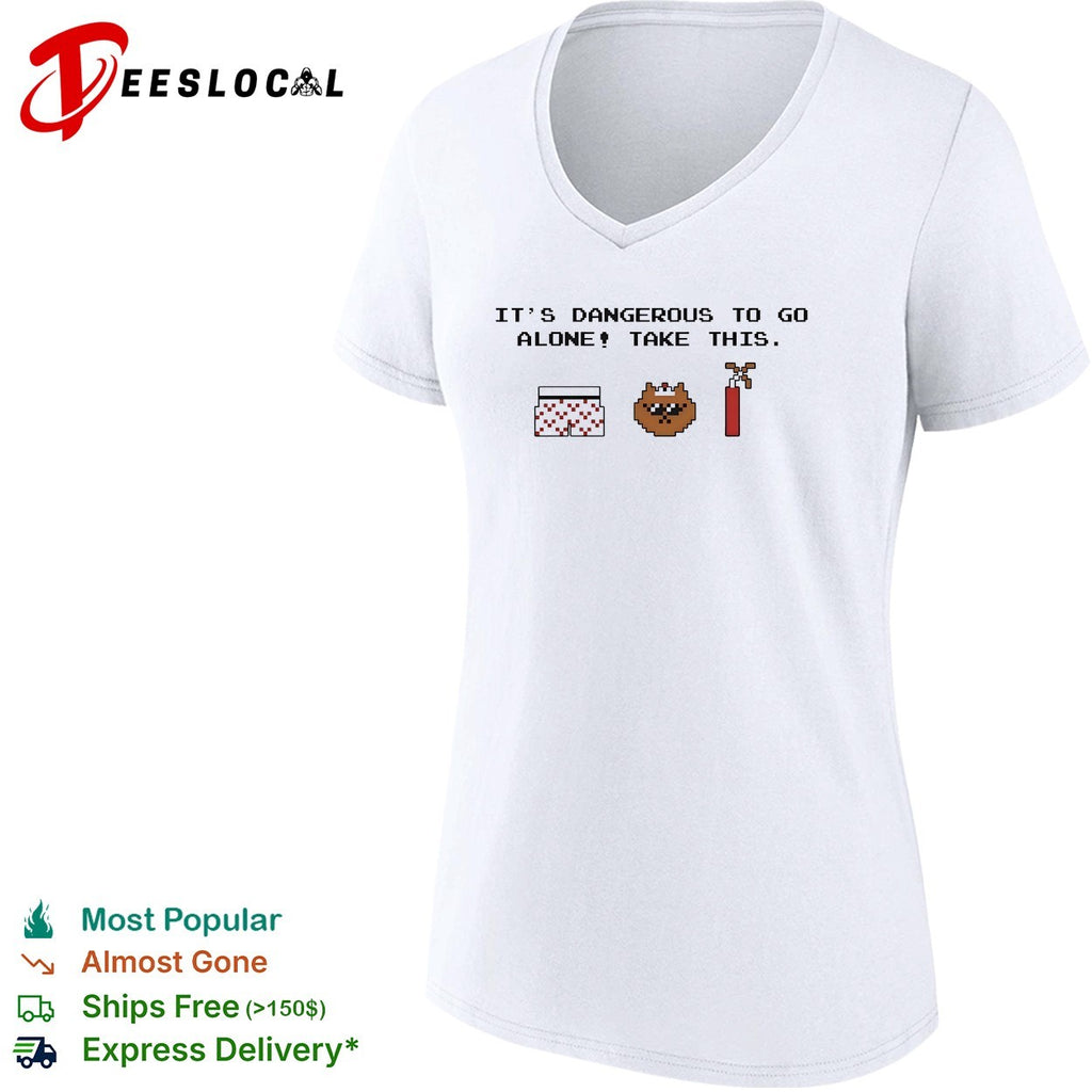 It’s dangerous to go alone take this Zelda parody shirt