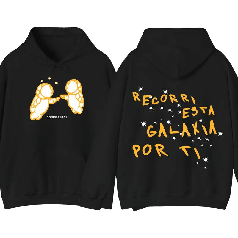 Ivan Cornejo Donde Estás Hoodie, Yellow Astronaut Design, Ivan Cornejo Mirada Pullover Hoodie, Mirada 2024 Tour Merch, Fan Gift Ideas