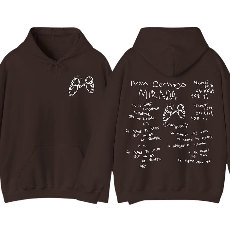 Ivan Cornejo Mirada Tour Hoodie, Donde Estás Pullover Hoodie, Mirada 2025 Tour Merch, Fan Gift Ideas T-Shirts, Sweatshirt