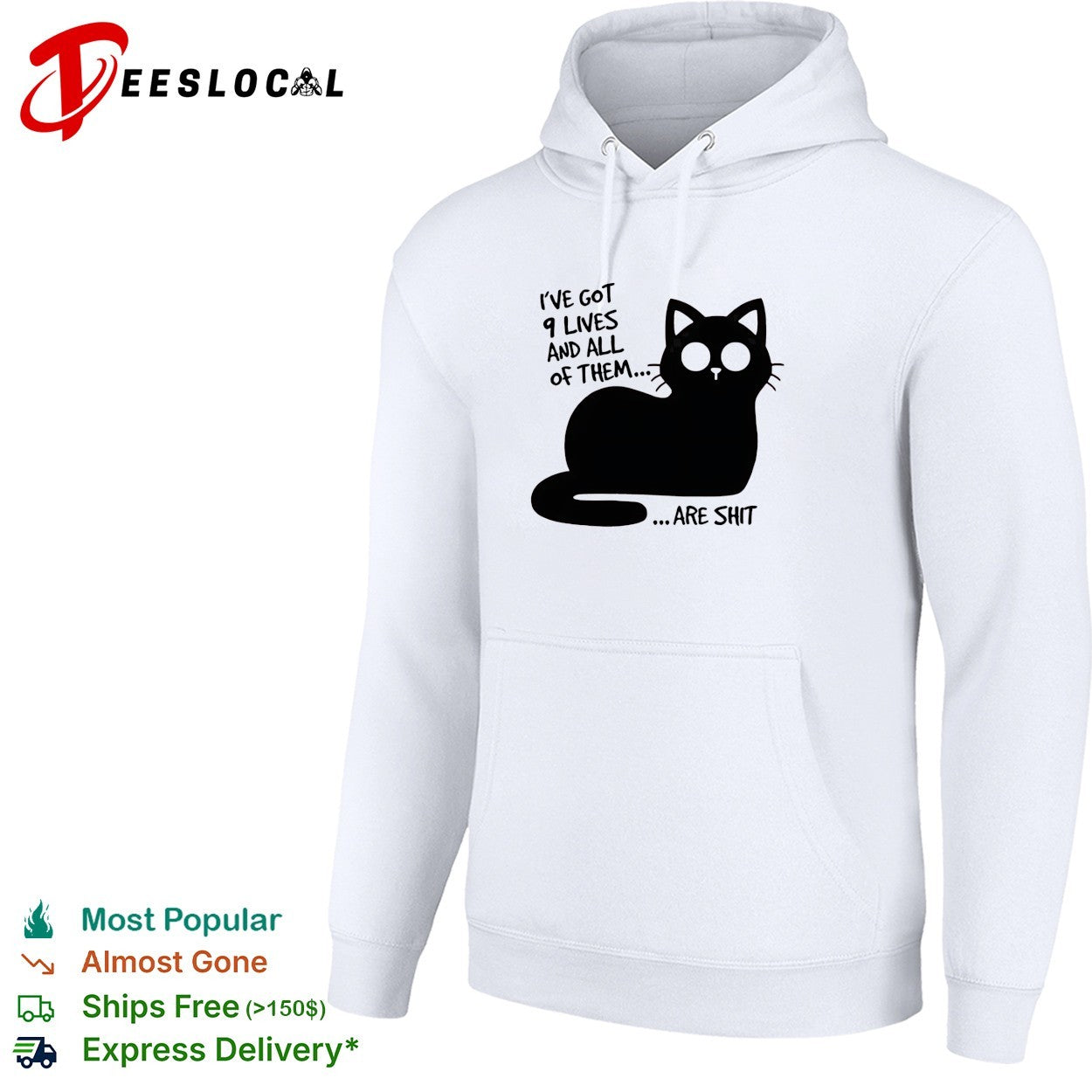 I’ve got 9 lives and all of them are shit cat shirt