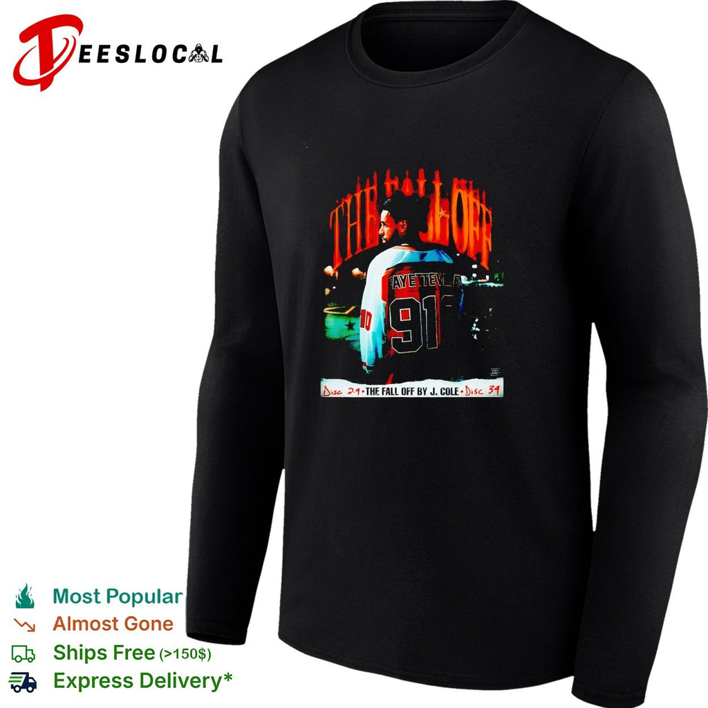 J Cole The Fall Off Fayetteville 910 jersey shirt