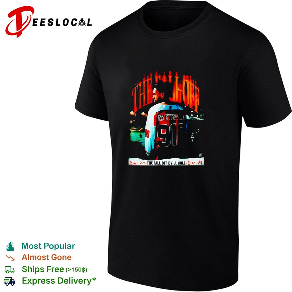 J Cole The Fall Off Fayetteville 910 jersey shirt