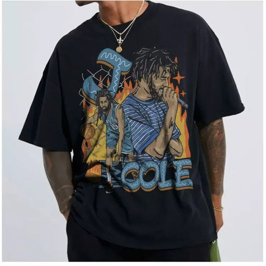 J Cole Vintage World Shirt