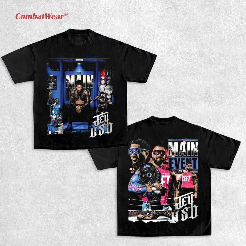 JEY USO NEW 2025 TEE , Wrestling Tee, Wrestling Graphic Tee, Wrestler Shirt, Sports Shirt, Vintage Wresting Shirt, Wrestling Gift
