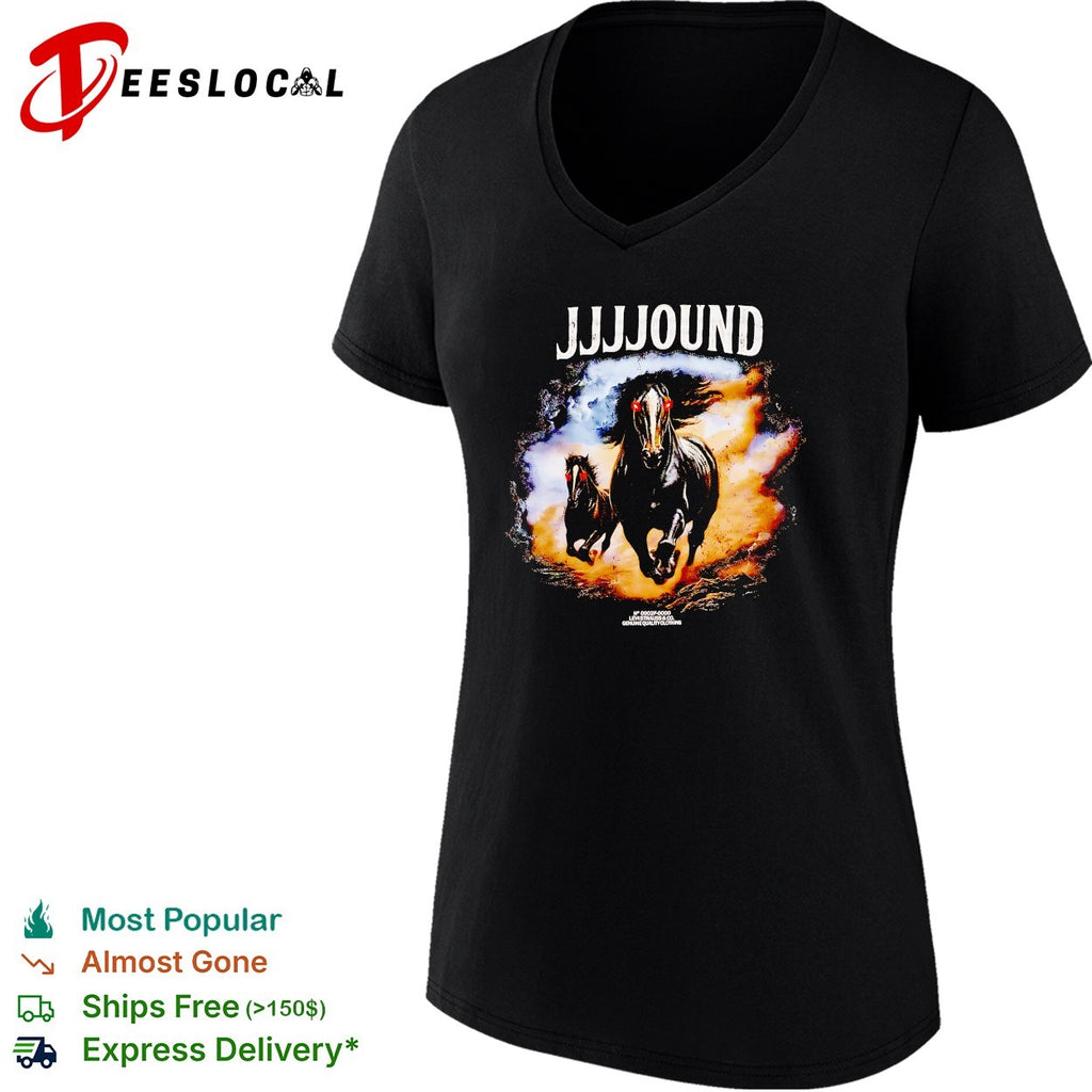 JJJJound wild horses western poster shirt