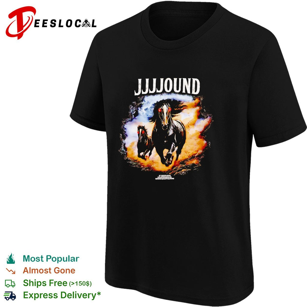 JJJJound wild horses western poster shirt