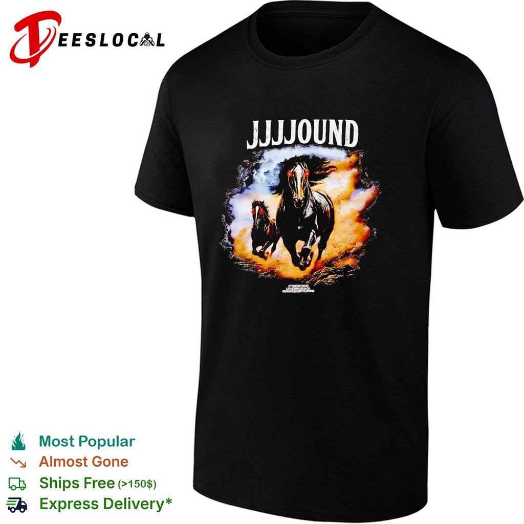 JJJJound wild horses western poster shirt