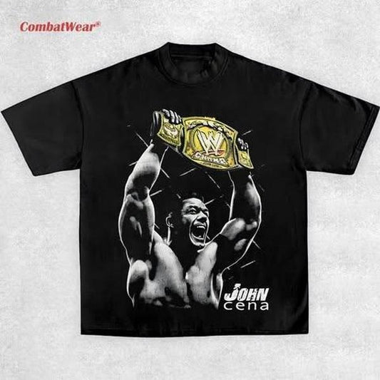 JOHN CENA CHAMPION WWE TEE, Wrestling Tee, Wrestling Graphic Tee, Wrestler Shirt, Sports Shirt, Vintage Wresting Shirt, Wrestling Gift