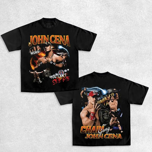 JOHN CENA V2 TEE , Wrestling Tee, Wrestling Graphic Tee, Wrestler Shirt, Sports Shirt, Vintage Wresting Shirt, Wrestling Gift