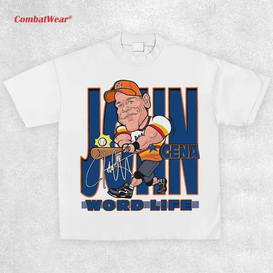 JOHN CENA WORD LIFE TEE, Wrestling Tee, Wrestling Graphic Tee, Wrestler Shirt, Sports Shirt, Vintage Wresting Shirt, Wrestling Gift