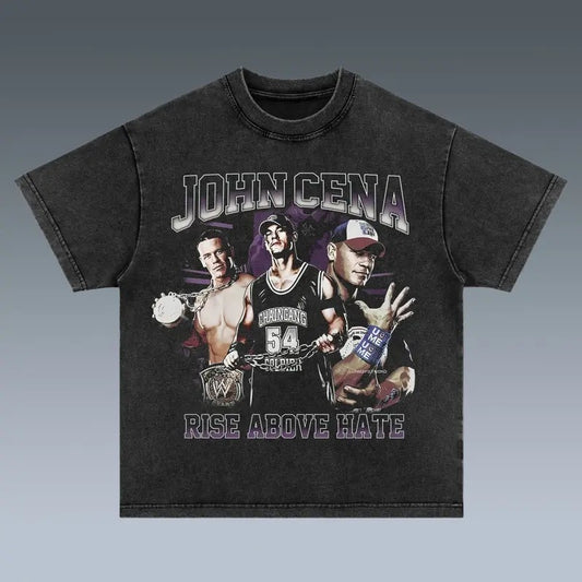 JOHN CENA Wrestling Graphic Tee, Sports T-shirt, Athlete Shirt, Wrestling Gift, Fitness Tee Wrestling Graphic Tee, Sports T-shirt, Athlete Shirt, Wrestling Gift, Fitness Tee Crewneck Clothing Cotton Menswear Top Polyester Underwear Tshirt