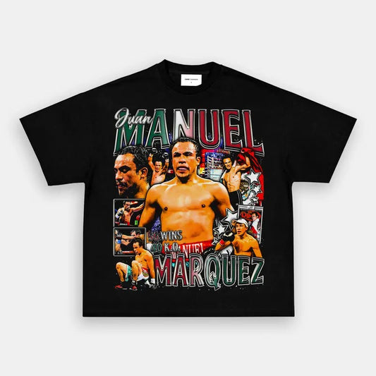 JUAN MANUEL MARQUEZ TEE Boxing T-shirt, Boxer Tee, Sports Shirt, Athletic Tee, Fitness Gift, Workout T-shirt Crewneck Clothing Cotton Menswear