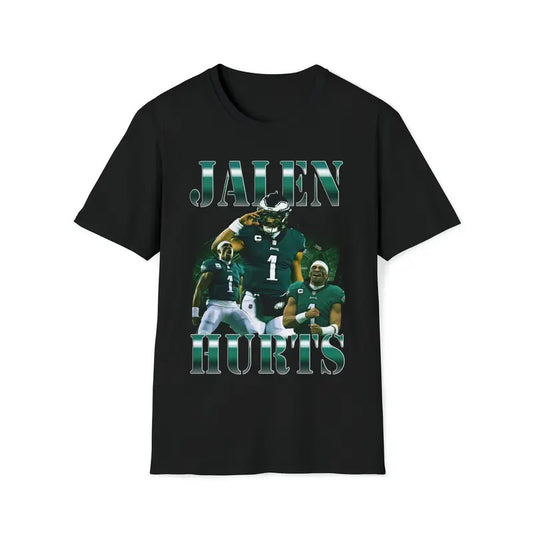 Ja.len H.u.r.ts Vintage 90s Football Bootleg Style T-Shirt