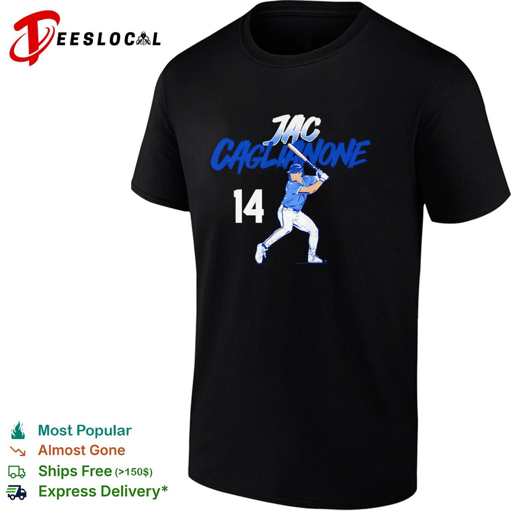 Jac Caglianone Kansas City Royals Slugger Swing Number 14 shirt