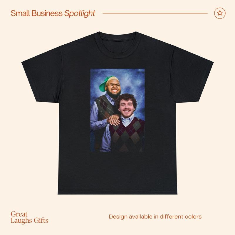 Jack Harlow Druski Funny T-Shirt, Christmas Gift Fathers Day Unisex Heavy Cotton Tee