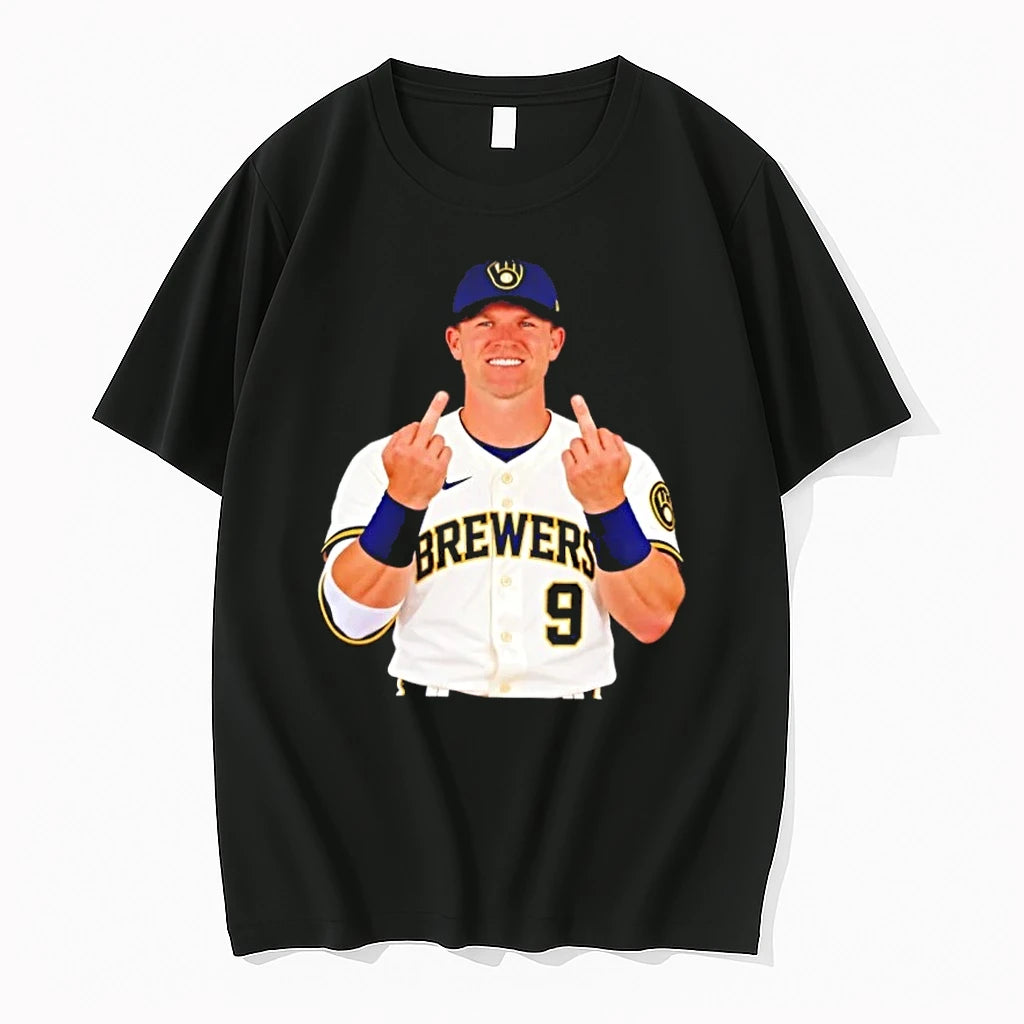 Jake Bauers Milwaukee Brewers National League Champions 2026 Middle Finger Tshirts Sweater