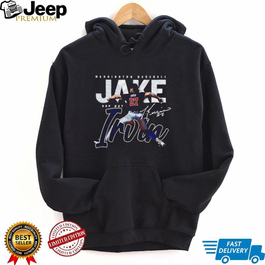 Jake Irvin Washington Baseball RHP 27 Pitching Graphic T Shirt