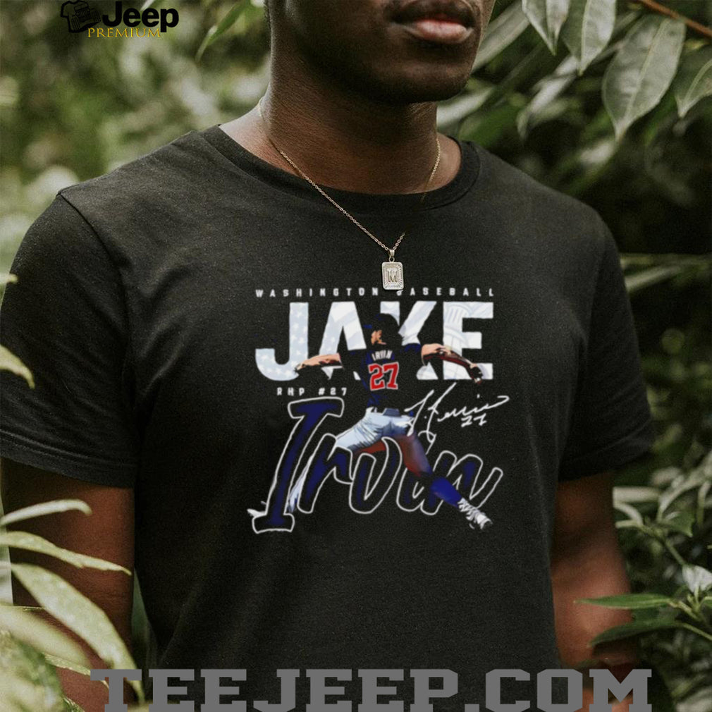 Jake Irvin Washington Baseball RHP 27 Pitching Graphic T Shirt