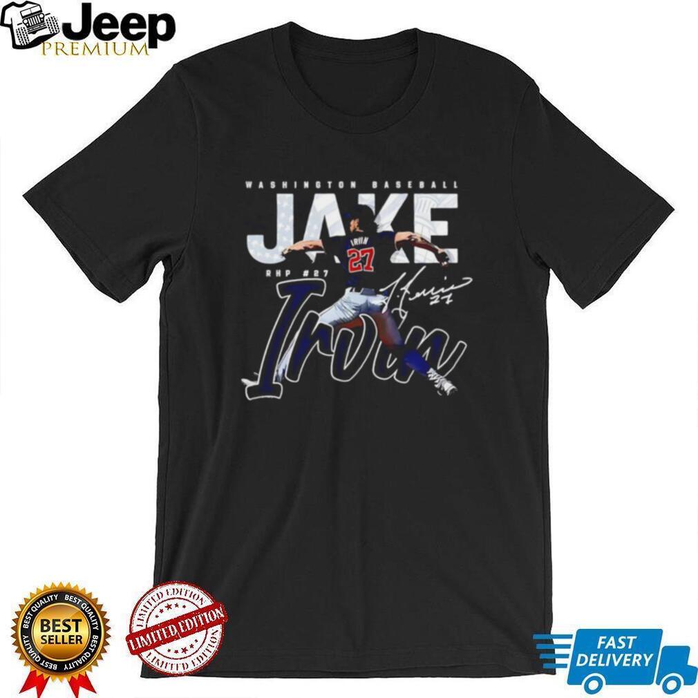 Jake Irvin Washington Baseball RHP 27 Pitching Graphic T Shirt