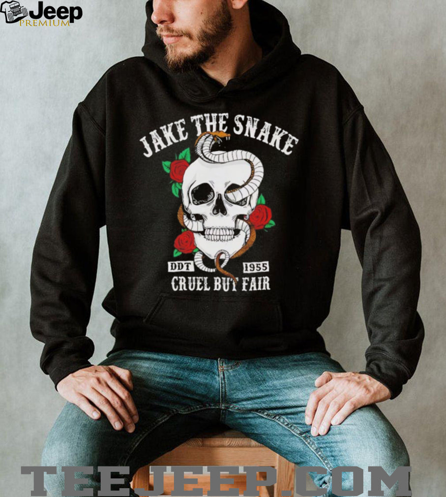 Jake The Snake DDT 1955 Cruel But Fair Skull T Shirt
