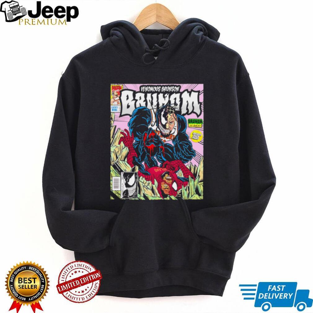 Jalen Brunson Venomous Brunson Comic Style Basketball T Shirt