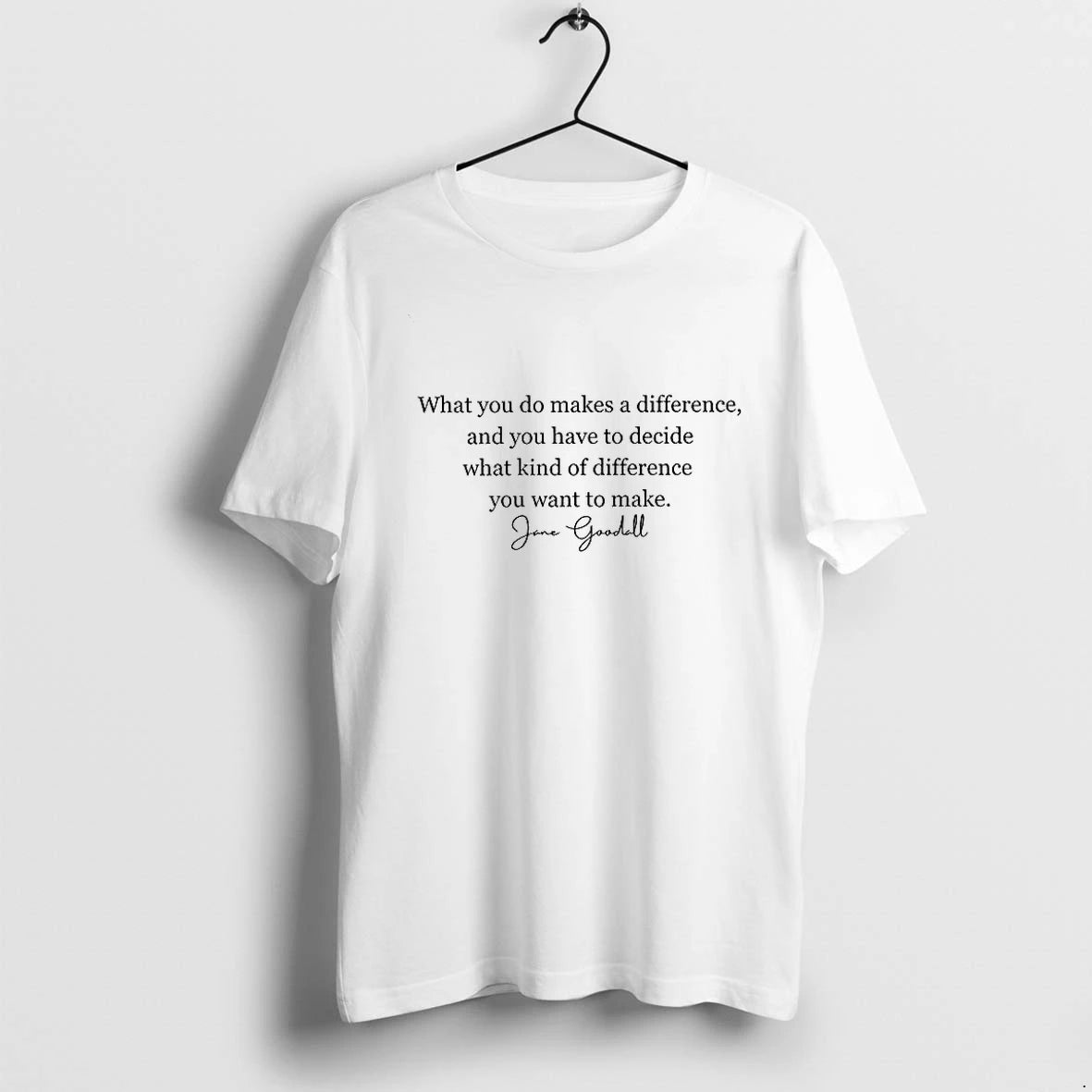 Jane Goodall Quote What You Do Makes A Difference You Have To Decide What Kind