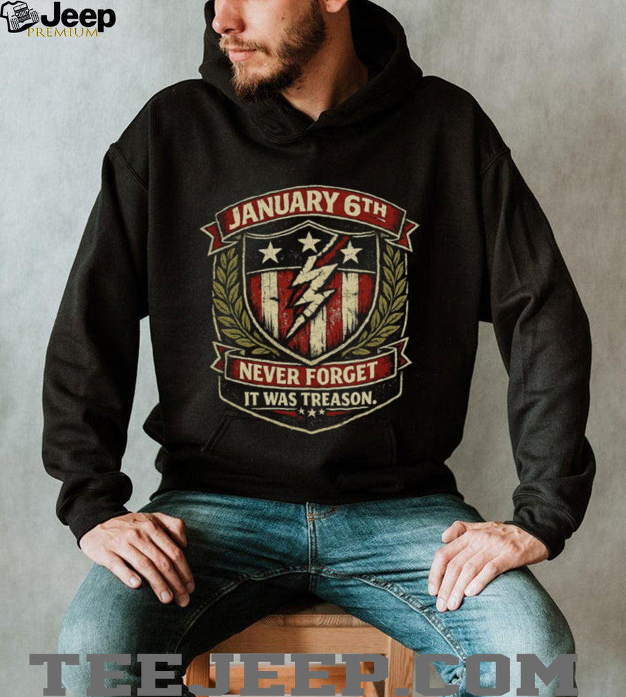 January 6th Never Forget American Flag Shield Patriotic Shirt