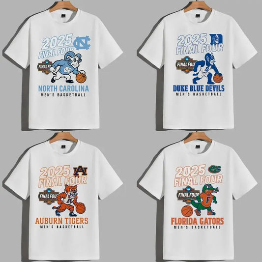 Jason Allen Walters Vintage All Team Football Final Four 2025 Mascot T-Shirt 100% Cotton Classic Fit Unisex Crew Neck Short Sleeve