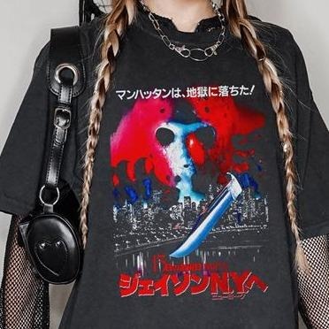 Jason Voorhees Shirt, Friday the 13th Horror Movie Shirt Halloween Gift