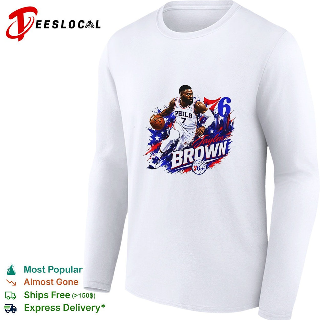 Jaylen Brown Philadelphia 76ers number 7 shirt