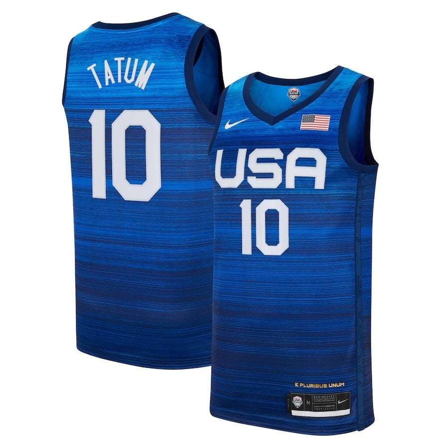 Jayson Tatum USA Basketball 2020 Summer Olympics Player Jersey - Navy Style 1