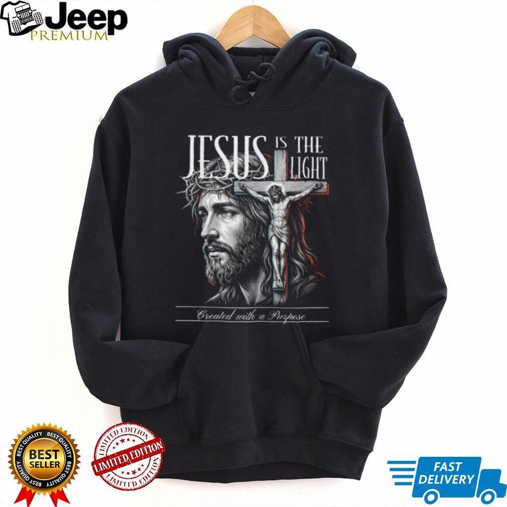 Jesus Is The Light Religious Cross Faith T Shirt
