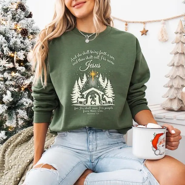 Jesus Is The Reason For The Season Sweatshirt, Christmas Christian Gift, Religious Christian Christmas Faith Shirt, Christmas Jesus Quotes  T-shirt, sweater and Hoodie