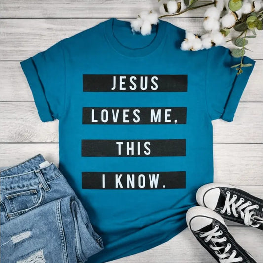 Jesus Loves Me This I Know Graphic Tee