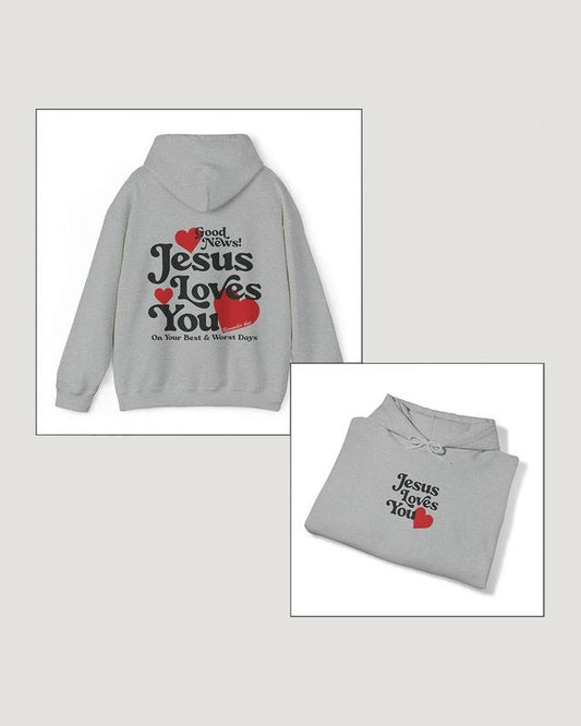Jesus Loves You Christian Mental Health Hoodie Preppy Faith Sweatshirt Y2K Christian Clothes Gift for Catholic Spread Kindness  T-shirt, sweater and Hoodie