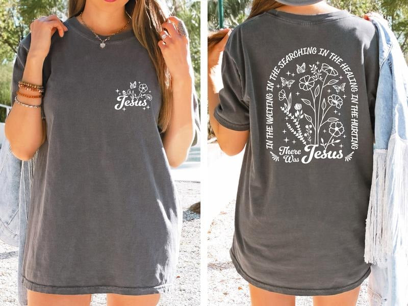 Jesus Loves You Comfort Colors Tees, Jesus T-Shirt, Christian Shirt, Aesthetic Clothes, Bible Verse Womenswear Shirt, Comfort Colors Tees, Christian Merch