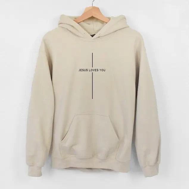 Jesus Loves You Hoodie, Faith Hoodie, Christian Hoodie, Christian Gift, Bible Saying Hoodie, Bible Quotes  T-shirt,...