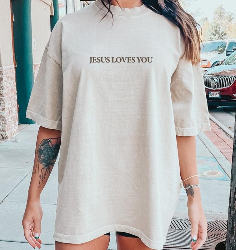 Jesus Loves You Tees , Christian Shirt , Jesus Shirt , Bible Verse Shirt , Christian Merch T-shirt, Jesus is King Shirt ...