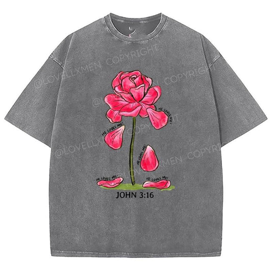 Jesus Loves You Unixes Washed T-Shirt, Christian Jesus  t shirts, Vintage 90s Graphic Tee Gift Cotton Top, Mineral color