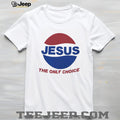 Jesus The Only Choice Retro Soda Logo Parody Christian T Shirt