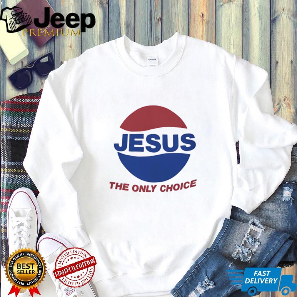 Jesus The Only Choice Retro Soda Logo Parody Christian T Shirt