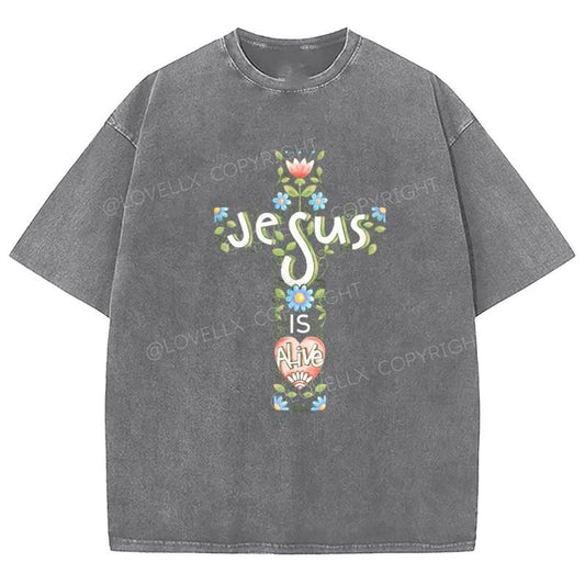 Jesus Unixes Washed T-Shirt, Christian Jesus  t shirts, Vintage 90s Graphic Tee Gift Cotton Top, Mineral color Hoodie,...