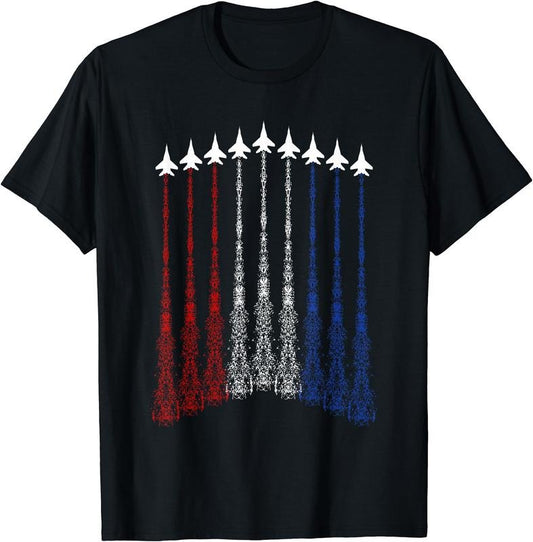 Jets 4th Of July For Men USA Patriotic Boys Graphic T-Shirt | Unisex Cotton Tee Gift, Crewneck, Short Sleeve