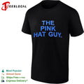 Jim Anixter wearing Chicago Cubs The Pink Hat Guy shirt