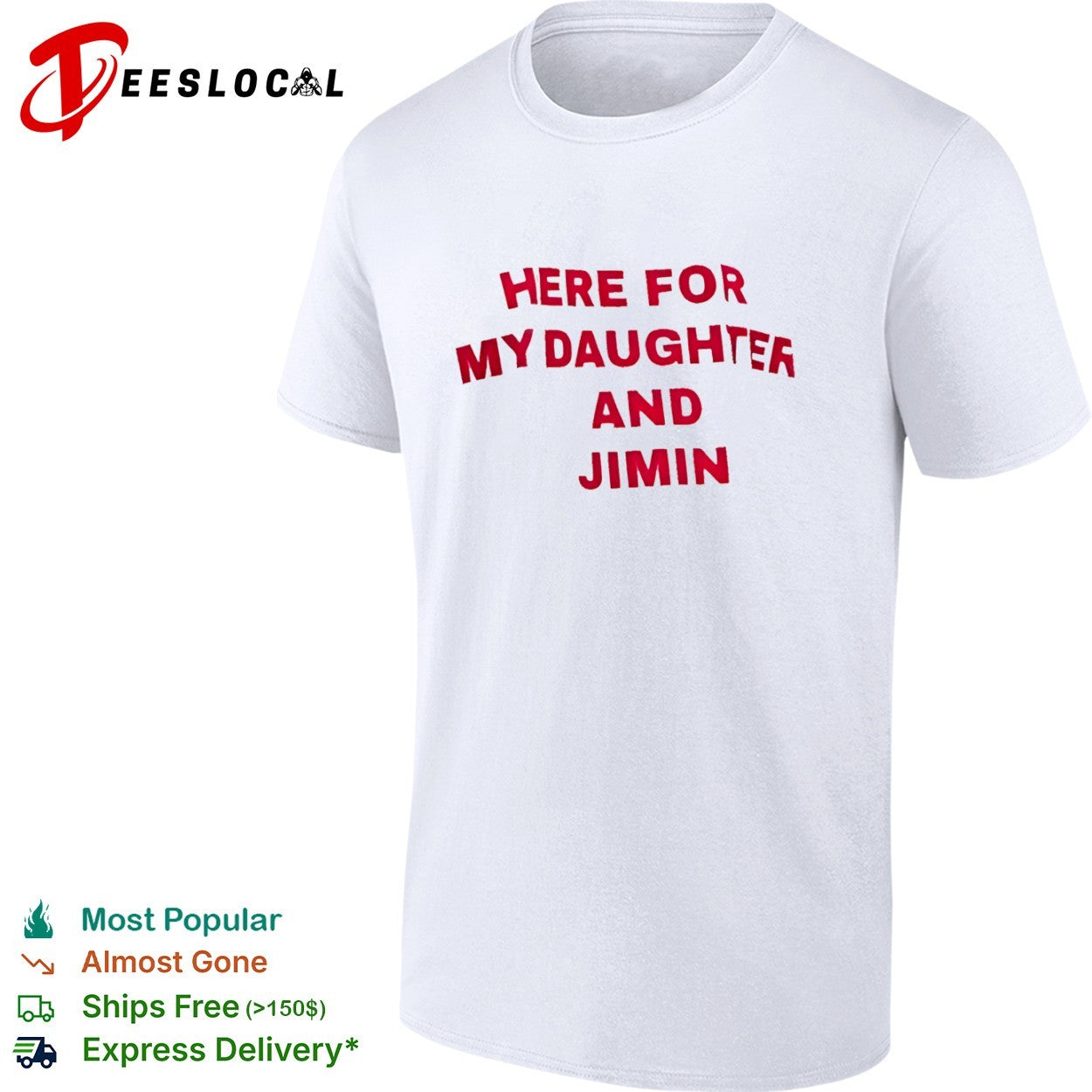 Jimin here for my daughter and shirt