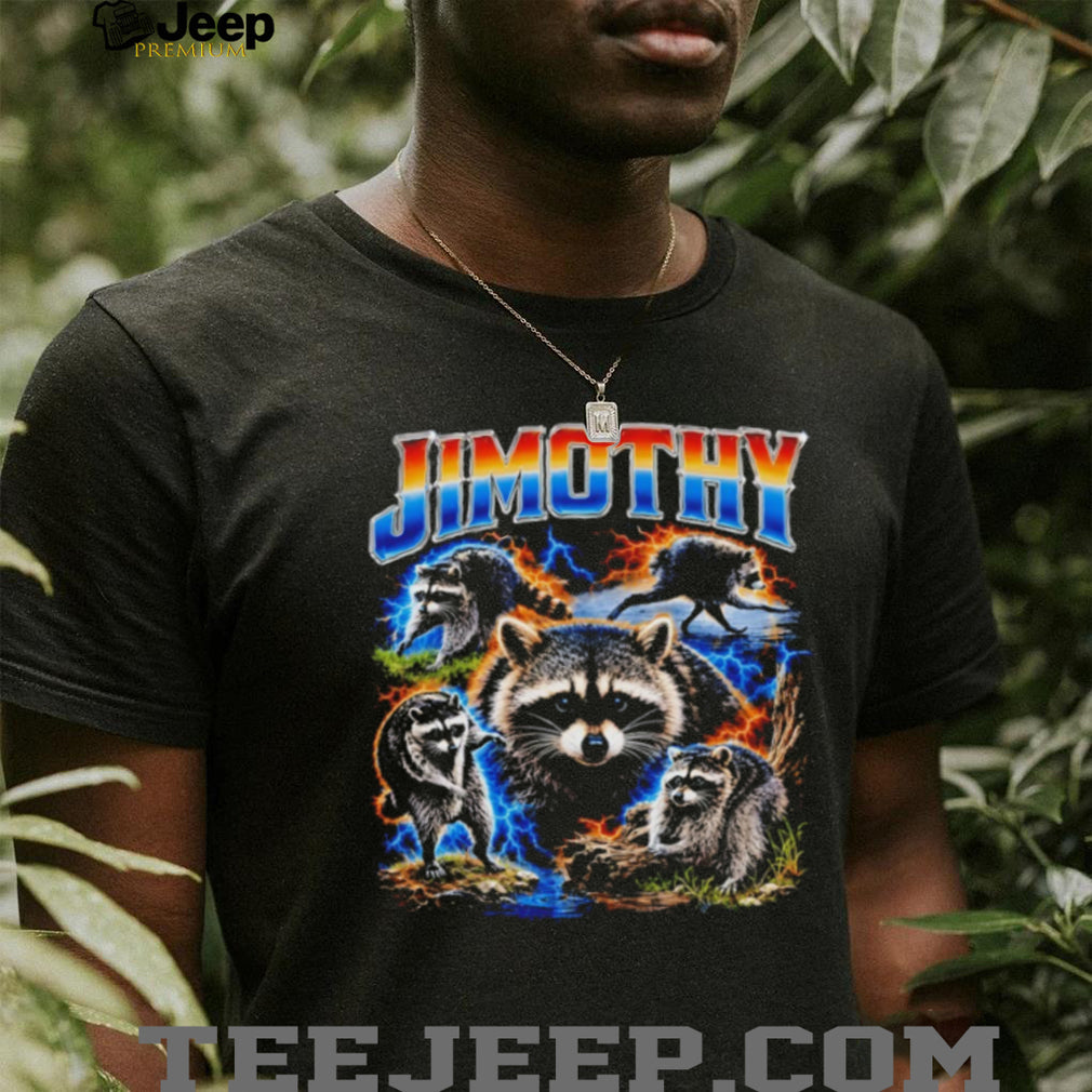 Jimothy Raccoon Seattle Cute Trash Panda graphic shirt