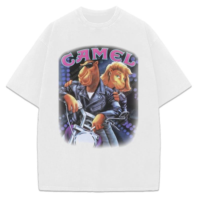 Joe Camel T-Shirt Joe Camel Motorcycle Vintage  T-shirt, sweater and Hoodie 2 sides
