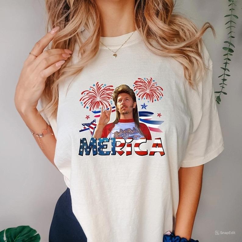 Joe Dirt Merica Shirt, Joe Dirt 4th July shirt, Joe Dirt Fireworks Tee, Joe Dirt Shir